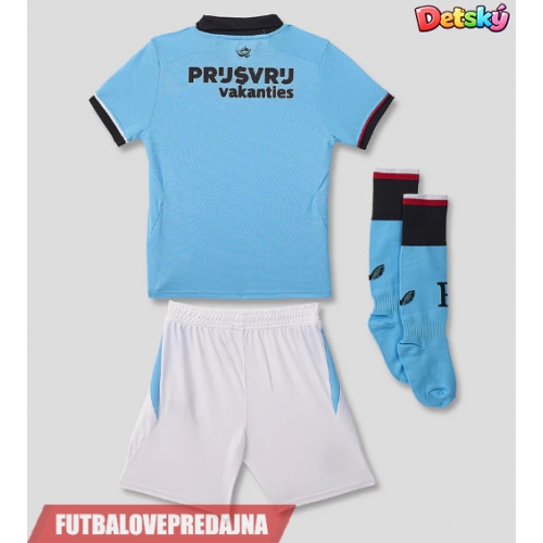 Lacne Dětský Futbalové dres Feyenoord 2026-27 Krátky Rukáv - Preč (+ trenírky)